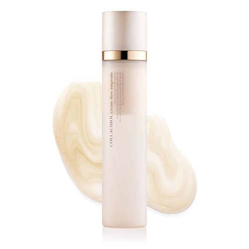 Collachiol Cream Shot Ampoule ? 3-in-1 Toner, Serum & Cream Mist | Collagen + Bakuchiol Complex for Smooth, Moisturized, and Healthy-Looking Skin | 145 ml & Travel Size 55 ml