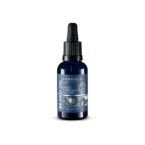 Particle Beard Oil - Soft and Itch-Free Formula with 6 Natural Oils, Argan Oil to Soften, Groom and Soothe Dry Skin (1 Oz)