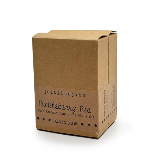 Just Like Jane¢â Huckleberry Pie Handmade Soap | 5 oz Bars | Packaging: Plain Jane (2 bars)