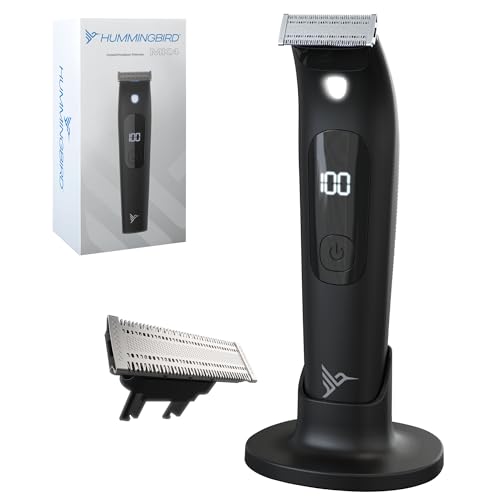 HUMMINGBIRD MK4 Electric Body Hair Trimmer for Men ? Body Groomer Kit for Privates, Waterproof Shaver for Hard to Reach Areas, USB-C Rechargeable, with One Additional QuickSwap Replacement Blade