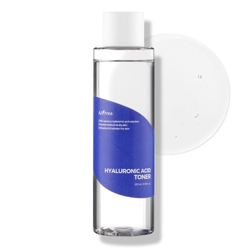 ISNTREE Hyaluronic Acid Toner 200ml, 6.76 fl oz | Korean Skincare | Deep Hydration | Non-Sticky | Mild Formula | for Dry & Sensitive Skin | Daily Moisturizing Toner