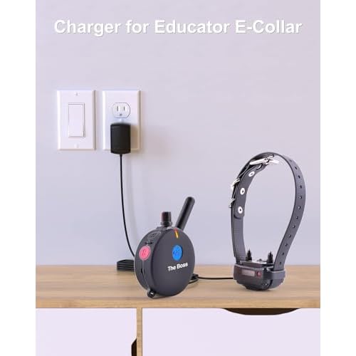 Training Collars Charger Compatible with Educator 800 and 1200 Series ET-800, ET-802, K9-800, K9-802, UL-1200, UL-1202, WF-1200, WF-1202 Training Collars.