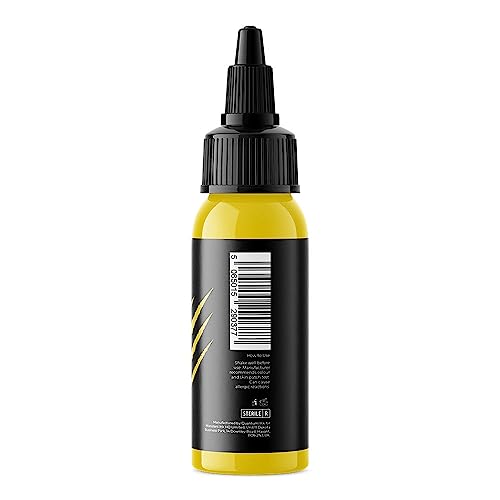 Yellow Tattoo Ink by Monsters Ink Tattoo (Atomic Yellow, 1oz)