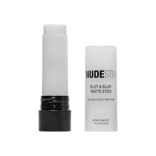 Nudestix Blot & Blur Matte Primer Stick ? Lightweight Balm-to-Powder Formula for Shine Control, Pore Blurring & Makeup Prep | With Volcanic Ash, Silica & Vegan Skincare Actives