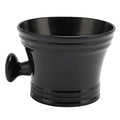 Shaving Soap Bowl Black Plastic Large Capacity Comfortable Grip Plastic Shaving Soap Bowl Foam Shaving Soap Cream Bowl Men Shaving Bowl Shave Mug with Handle for Barber Home Travel