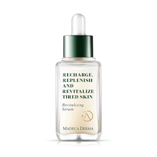 MADECA DERMA Revitalizing Facial Serum with Centella Asiatica, Niacinamide, Collagen & Hyaluronic Acid ? Korean Skincare for Hydration, Skin Repair & Moisturizing Dry Skin, CICA Serum (1.69 fl oz)