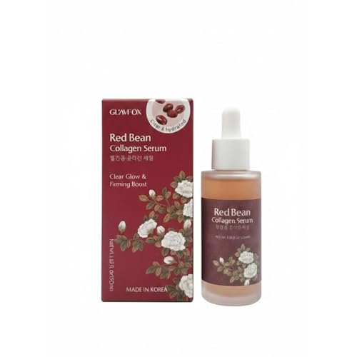Red Bean Collagen Serum for Face (50ml / 1.69 fl. oz.) ? Firming & Clarifying Korean Skincare ? Formulated with Red Bean Extract and Collagen for Clear Glow & Elasticity Boost