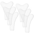 6 Pack Swimsuit Silicone Pads Camel No Underwear Guard Y Shape Silicone Concealer Insert Seamless Protection for Swimwear Yoga Pants Workout Leggings Comfort Reusable Washable(Clear)