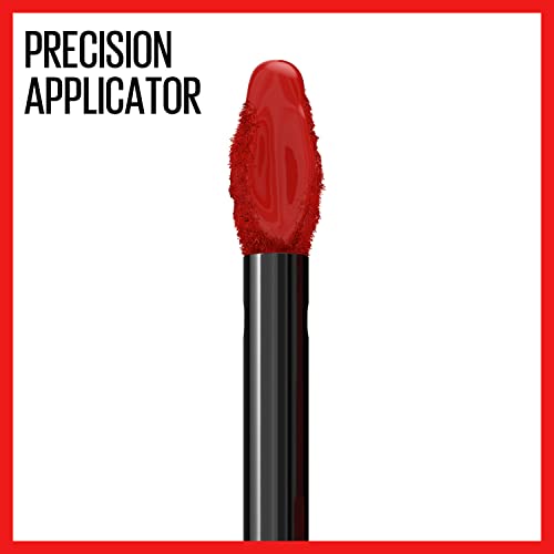 MAYBELLINE Super Stay Matte Ink Liquid Lipstick Set with Blue Red Pioneer & Cardinal Red Innovator Shades, Long Lasting 16H Wear
