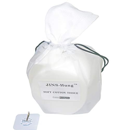 Natural Disposable Facial Towel - 100% Soft Terry Cloth Fabric - Makeup Remover Tissues - Professional Everyday Comfort Facial Towel (80Pcs/Roll)
