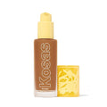 Kosas Revealer Liquid Foundation SPF 25 ? Medium Buildable Coverage, Hydrating Natural Glow Finish, Medium Deep Warm 350