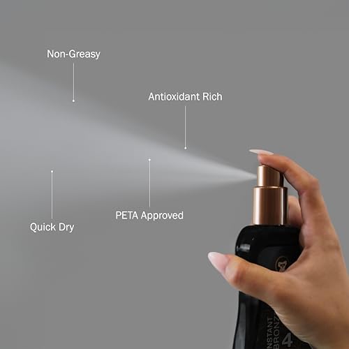 Australian Gold Spray Gel Sunscreen with Instant Bronzer SPF - 4, 8 Ounce | Moisturize & Hydrate Skin | Broad Spectrum | Water Resistant | Non-Greasy | Oxybenzone Free | Cruelty Free