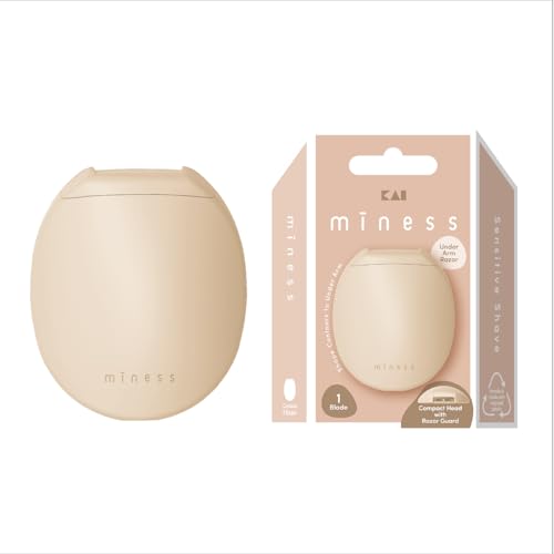 Miness Under Arm Razor, Gentle Beauty Groomer for Hair Removal, Ideal for Sensitive Skin, Japanese Steel Removes Underarm Hair