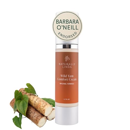 Organic Wild Yam Cream for Women, Inspired by Barbara O¡¯Neill ? Herbal Comfort with Chaste Berry & Marshmallow Root, 1.7 oz