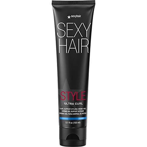 SexyHair Style Ultra Curl Support Styling Cr?me-Gel, 5.1 Oz | High Control | Adds Definition and Long-Lasting Shape