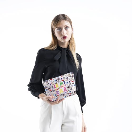 TSOTMO Television Gift Comedy Tragedy Mask Theatre Drama Actress In My Era MakeupBag Musical Lover Gift (Mati Era bag)