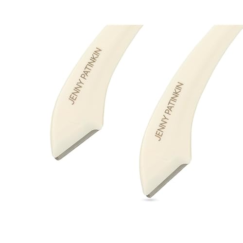 Jenny Patinkin Luxury Eyebrow Razor and Face Razor for Women, 2 Pcs Dermaplaning Razors for Facial Hair Removal, Eyebrow Hair Trimmer, Multipurpose Shaper, and Touch-Up Tool