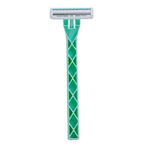 Kai About Face Body Twin Blade Pivoting Disposable Razors; 12 Shavers for Women; Curve-Hugging Pivoting Head with Aloe & Vitamin E Strip, Shaving Razors for Women (Pack of 2)
