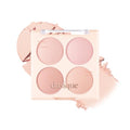 Dasique Blending Mood Cheek #09 Almond Vanilla | 4 Blendable Shades in Lightweight Smooth Powder | Vegan | Blush