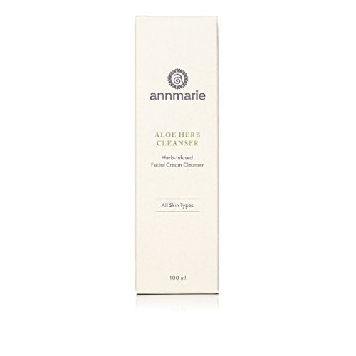 annmarie Skin Care Aloe Herb Facial Cleanser - Gentle, pH-Balanced Cleanser with Aloe Vera, Coconut Oil & Calendula, Suitable for All Skin Types (100ml)