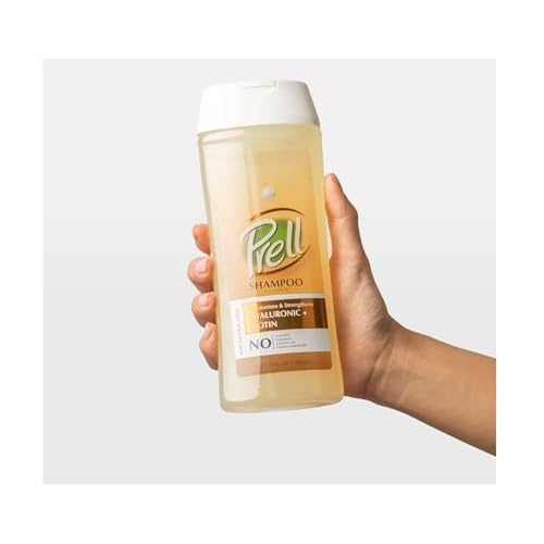 Prell Hyaluronic + Biotin Moisturizes & Strengthens Shampoo for All Hair Types 13.5 fl.oz
