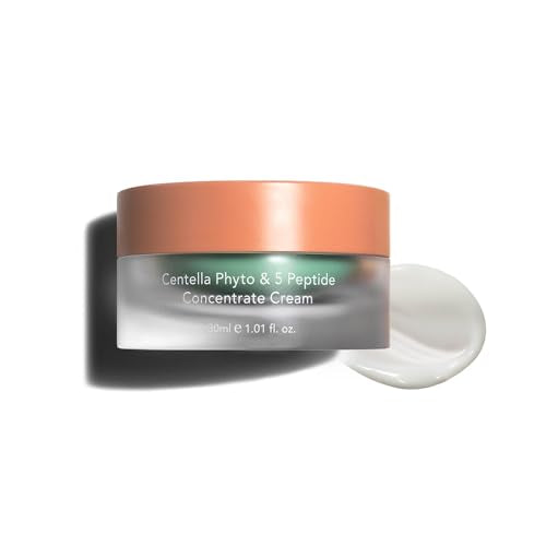 HARUHARU wonder Centella Phyto & 5 Peptide Concentrate Cream, Daily & Night Cream, Nourishing, Wrinkles improvement for all skin types, Vegan, Cruelty-Free, Korean Skincare, 1.01 fl. Oz