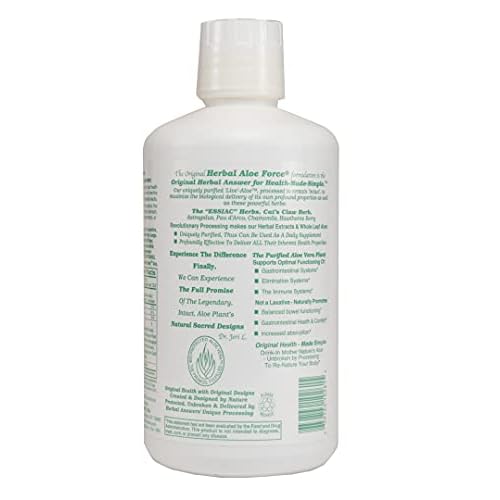Herbal Answers Herbal Aloe Force Aloe Vera and Herbal Dietary Supplement, 32 fl oz