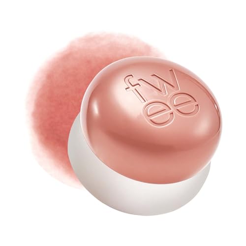 fwee Blurry Pudding Pot | Airbrushed Blush & Lip, Buildable & High Pigment, Long-lasting, Lightweight, Natural Soft Matte Finish, Satin Finish Blurring Blush - My (Peachy Nude) | 0.17 oz