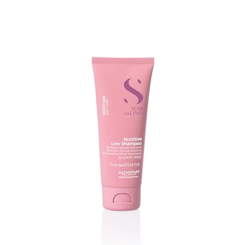 Alfaparf Milano Semi di Lino Moisture Travel Size Shampoo and Hair Mask Set for Dry Hair - Sulfate Free - Hydrating - Moisturizing - Nourishing
