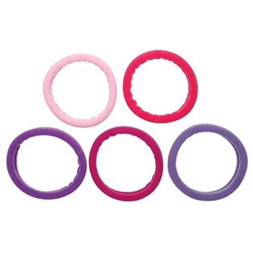 L. Erickson Sport Pony, Pink/Purple Multi, Set of Five - Exceptionally Secure with Gentle Hold