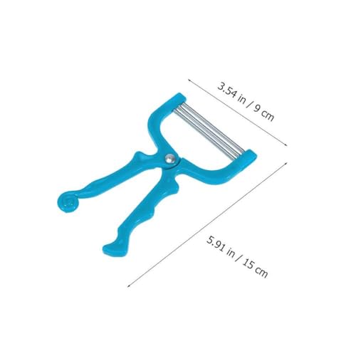 FRCOLOR Facial Hair Remover Threading Tool Manual Epilator for Women Quick Root Hair Removal Smooth Skin Beauty Tool Set