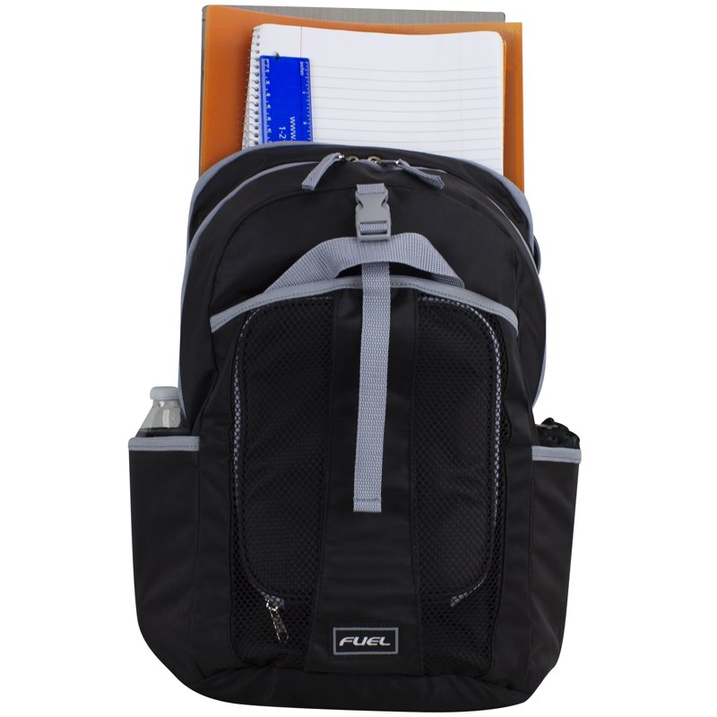 Fuel Backpack & Insulated Lunch Bag Set - Black, School & Travel
