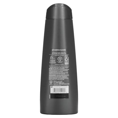 Dove Men + Care Fortifying Shampoo - Cooling Relief - With Icy Menthol - Net Wt. 12 FL OZ (355 mL) Per Bottle - One (1) Bottle