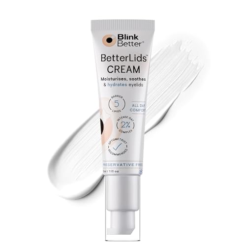 BetterLids Restore Eyelid Cream & Eyelid Ointment Bundle ? Day & Night Hydration & Relief ? Oat Extract, Shea Butter & Ceramides ? Comfort for Dry, Red, Sensitive, Flaky Eyelids ? 1 oz + 0.35 oz