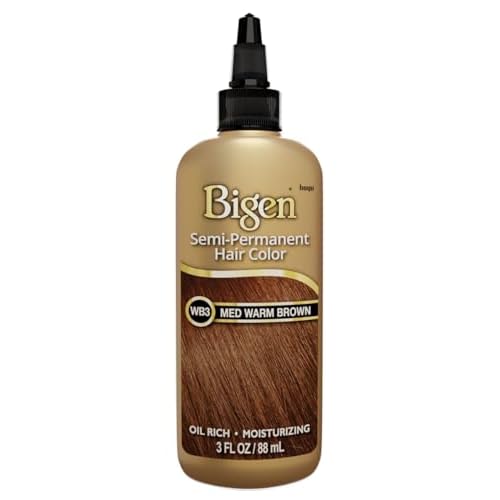 Bigen Semi-Permanent Haircolor #Wb3 Medium Warm Brown 3 Ounce (Pack of 2)