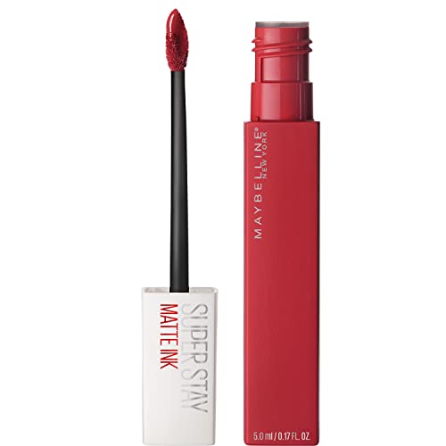 MAYBELLINE Super Stay Matte Ink Liquid Lipstick Makeup Bundle with Shades Pioneer and Lover, Long Lasting High Impact Color, Up to 16H Wear, 2 Count