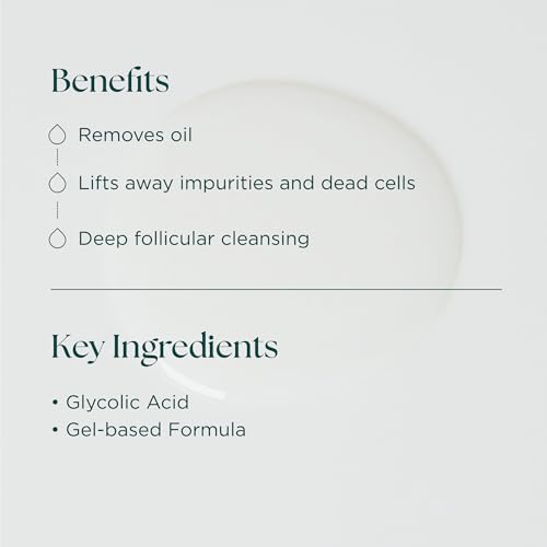 Marini SkinSolutions Bioglycolic Oily Skin Cleansing Gel - Glycolic Acid Face Cleanser for Extremely Oily/Problem-Prone Skin - Cruelty Free - Made in the USA - 6 fl oz