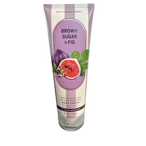 Bath & Body Works Signature Collection Brown Sugar & Fig 24 Hour Moisture Ultra Shea Body Cream 8 Oz