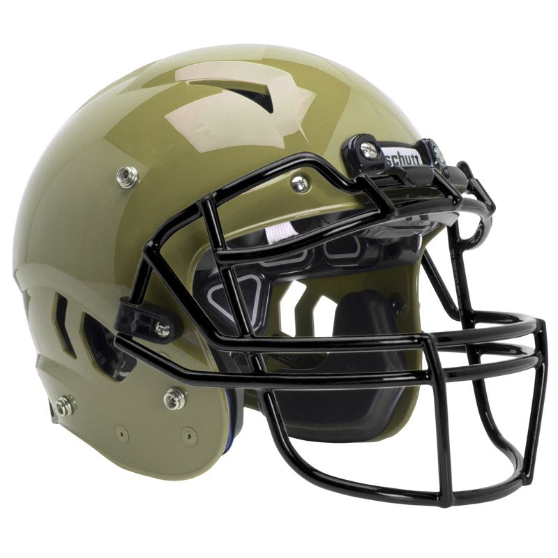 Youth Football Helmet with Impact Absorption & Ventilation - Size S, Cardinal