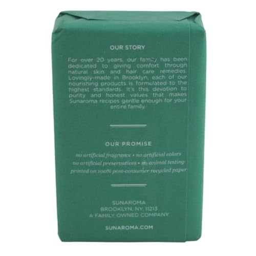 Sunaroma Soap Bar Eucalyptus With Tea Tree + Ginger 8 Ounce (3 Pack)