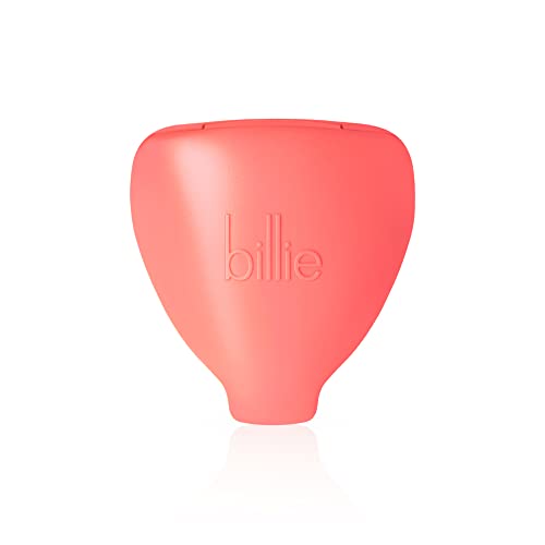 Billie Women's Razor Refill Blades 5-Blade Cartridges 4 Count & Billie 5-Blade Women's Razor Travel Case Coral