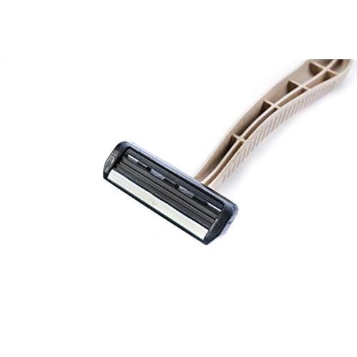 Individually Wrapped Hotel Toiletries Amenities Smooth Shave Disposable Razor With Cream (Case of 100)