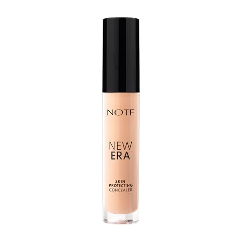 NOTE New Era Skin Protecting Concealer - High Coverage Natural Finish Make Up - Under Eye Concealer Face Makeup and Skincare - 30-0.19 oz