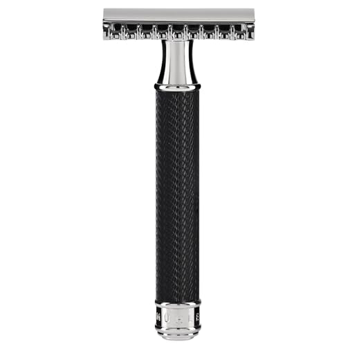 M?HLE TRADITIONAL R41 Double Edge Safety Razor (Open Comb) For Men - Perfect for Every Day Use, Barbershop Quality Close Smooth Shave