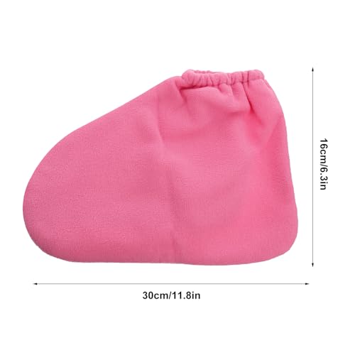 Paraffin Wax Gloves and Booties Set for Hand and Foot Care Heat Retention Covers for Moisturizing and Circulation Boosting Washable and Lightweight 12X6X0.4 Inches