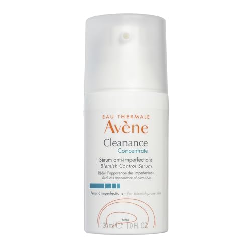 Av?ne Cleanance Concentrate Blemish Control Serum, clarifying water-gel, fragrance and silicone free, For acne-prone skin, airless pump, 1 fl. oz.