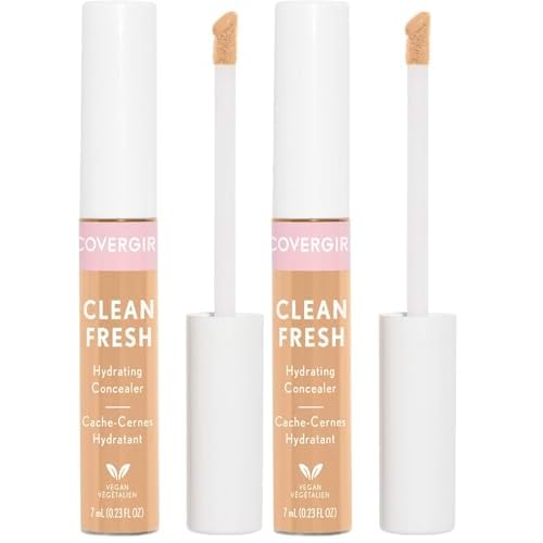 COVERGIRL Clean Fresh Hydrating Concealer, Fair Light, 0.23 Fl Oz (Pack of 2)