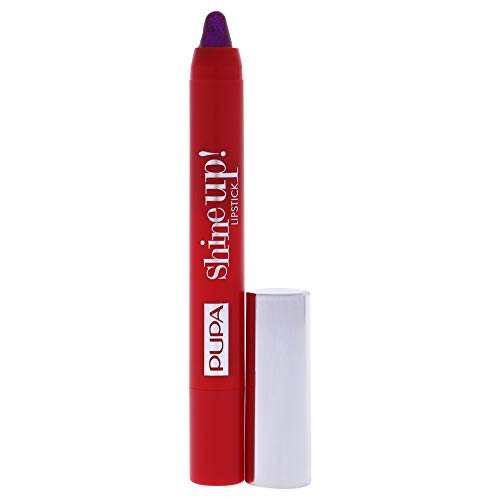 Pupa Milano Shine Up! Lipstick - Shimmering Effect Lipstick-Pencil - Subtle And Sensory Texture - Adheres Perfectly, Precisely and Flawlessly - 011 Scandalous Lips - 0.056 Oz