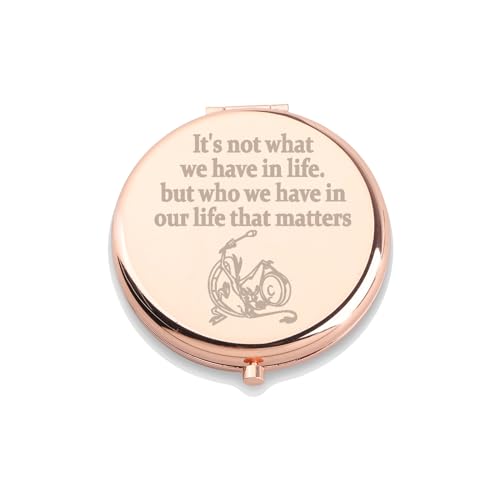 WUSUANED Funny Mushu Dragon Makeup Mirror Mulan Movie Inspired Mirror Mushu Dragon Fan Gift Cartoon Lover Gift