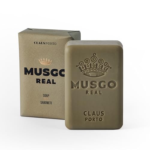Claus Porto - 1887 Body Soap for Men + Women | Freshen, Cleanse, Condition, Soothe | Handcrafted, Aromatic, Inviorating, Woody (160g | 5.6 oz)